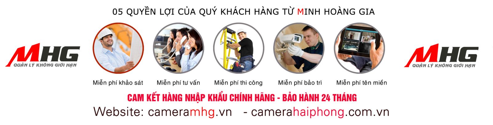 CameraMHG cam kết quyền lợi cho khách hàng