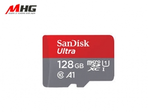  Thẻ nhớ SanDisk 128G Thẻ nhớ Ultra microSDHC, SQUAR C10, A1, UHS-I